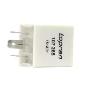 Image of TOPRAN Relay, fuel pump VW,AUDI,SEAT 107 265 165906381,165906381,165906381