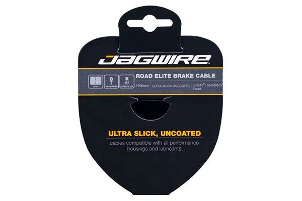 Image of Jagwire Road Elite Brake Inner Pear Cable Elite Polished Slick Stainless 1700mm Campagnolo