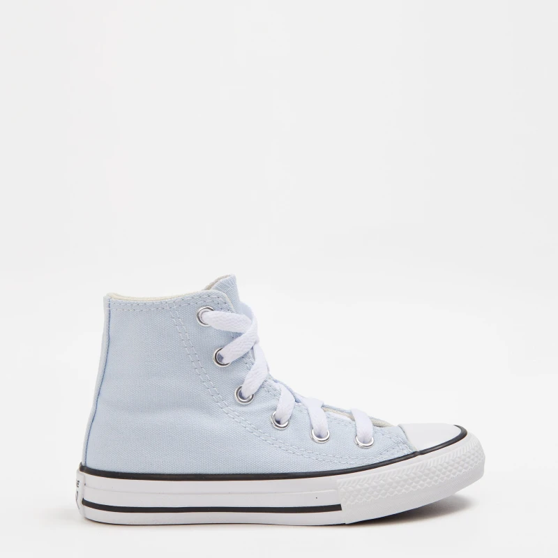 Image of Converse pale blue all star hi Junior trainers Pale Blue UK 10 (EU 27)