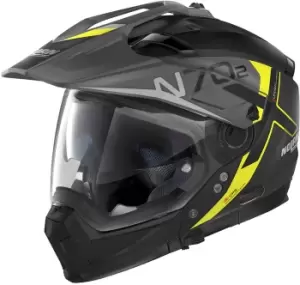 Image of Nolan N70-2 X Bungee N-Com Helmet, black-yellow, Size S, black-yellow, Size S