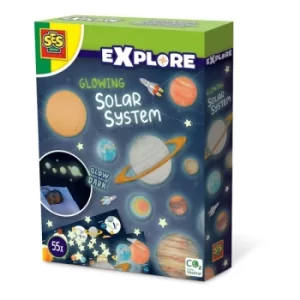 Image of SES CREATIVE Explore Childrens Glowing Solar System, 5 Years and Above (25123)
