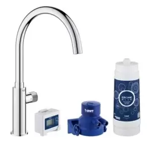 Image of Grohe Blue Pure Chrome Effect Filter Tap
