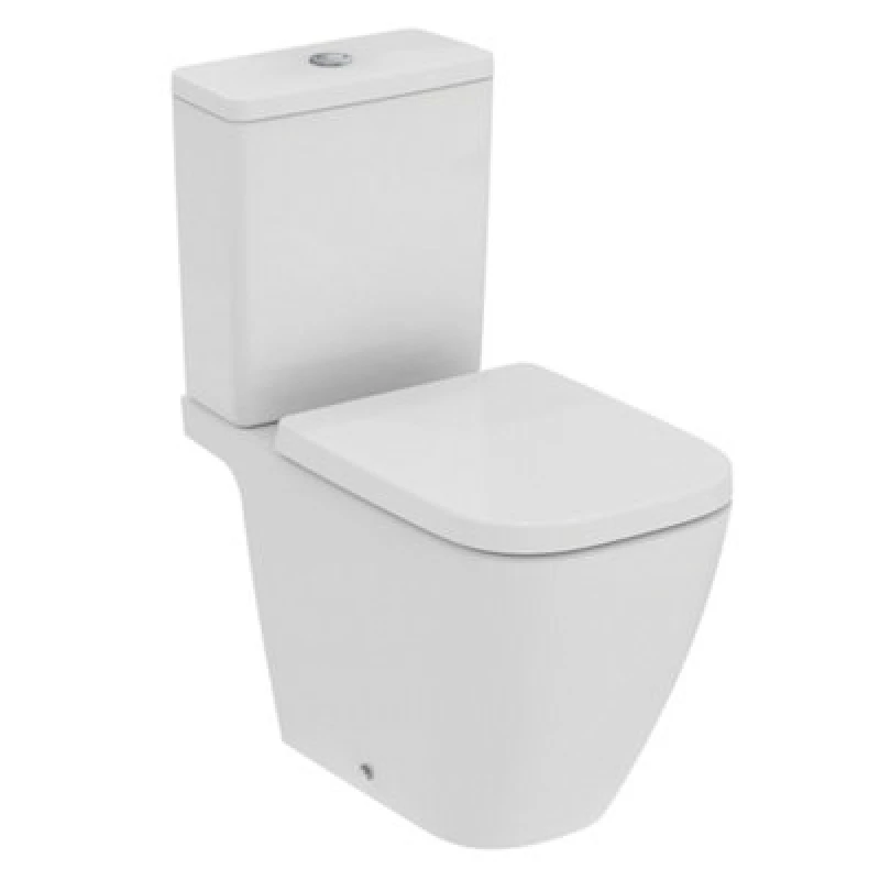 Image of Ideal Standard I.life B White Close-Coupled Round Toilet Set With Soft Close Seat