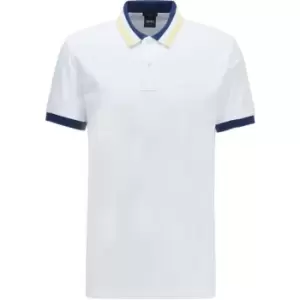 Image of Boss Phillipson Polo Shirt Mens - White