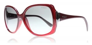 Image of Vogue VO2695S Sunglasses Red Brick / Fire Red 234811 59mm