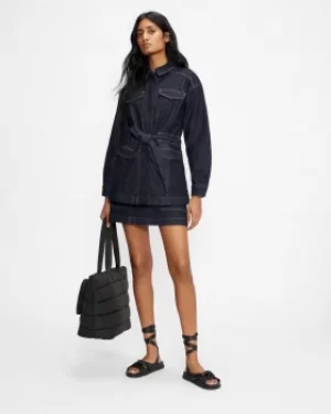 Image of Denim Mini Skirt