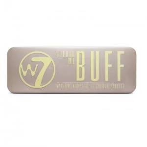 Image of W7 Colour Me Buff Natural Nudes Eye Colour Palette 12 Colours