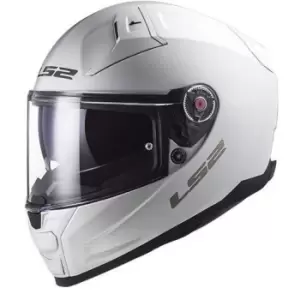 Image of LS2 FF811 Vector II Solid White Full Face Helmet S