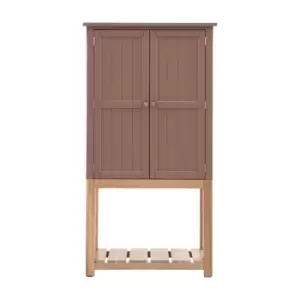 Image of Gallery Interiors Sandon 2 Door Cupboard in Clay