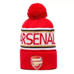 Image of Arsenal FC Unisex Adult Cuffed Beanie (One Size) (Red/White)