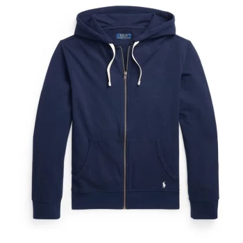 Image of Polo Ralph Lauren Fleece Lounge Zip Jacket - Cruise Navy