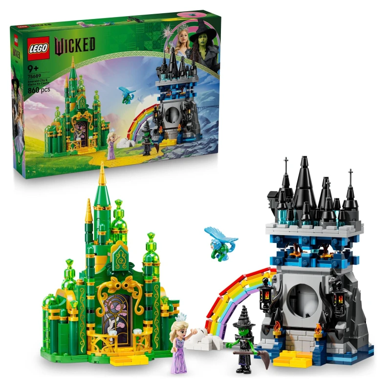 Image of LEGO LEGO Wicked Emerald City & Kiamo Ko Castle Playset Adventure Gift Building Toy 75689 Lego One Size Multi 72251199000