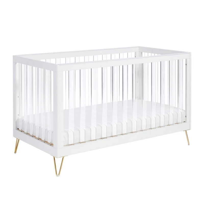 Image of Babymore Kimi XL Acrylic Cot Bed Acrylic unisex 145x75x87