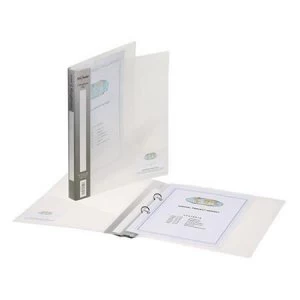 Image of Snopake Superline A4 Polypropylene Ring Binder 2 O-Ring Clear Pack of 10 Binders