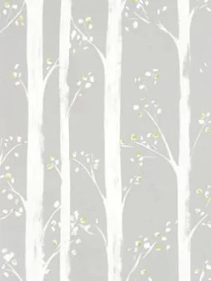 Image of Arthouse Arthouse Pretty Trees Ochre/Grey Wallpaper