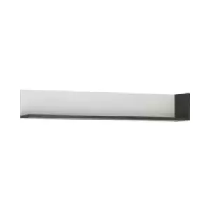 Image of Furniture To Go - Zingaro Wall shelf 133cm in Grey and White - Slate Grey and Alpine White