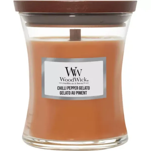 Image of Woodwick Chilli Pepper Gelato Scented Candle 275g