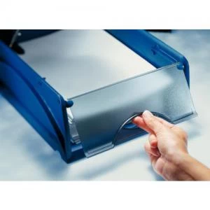 Image of Leitz Sorty Letter Tray A4 253x326x76mm Blue - Outer carton of 4