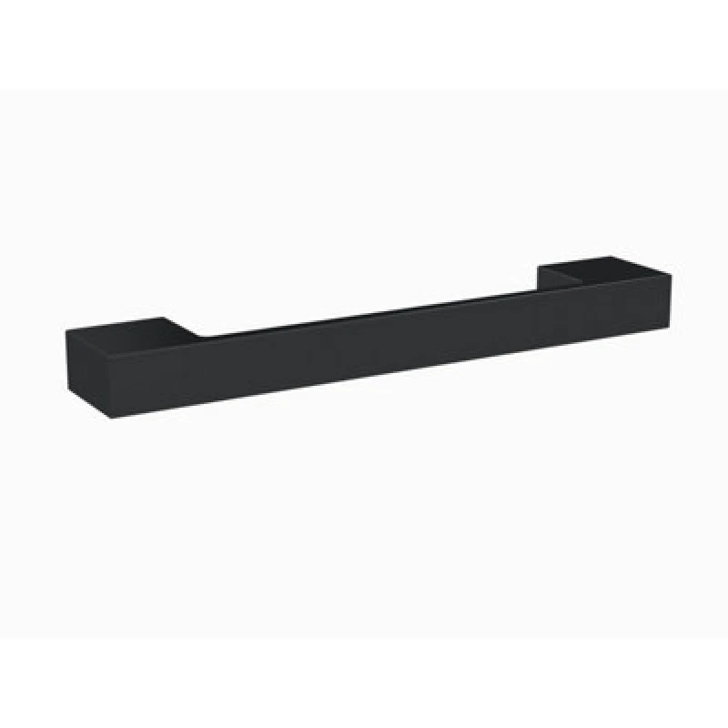 Image of Balterley Square D Shape Furniture Handle 152mm 128mm Centres Matt Black Black