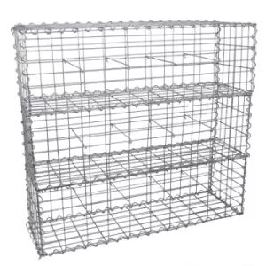 Image of Monstershop Gabion Baskets 100 x 30 x 30cm - 3 Pack