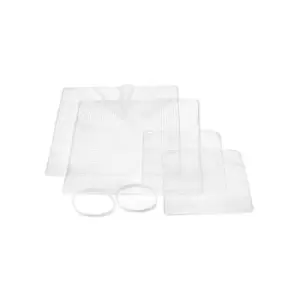 Image of Masterclass - Silicone Food Cover 15cm & 25cm Set of 4