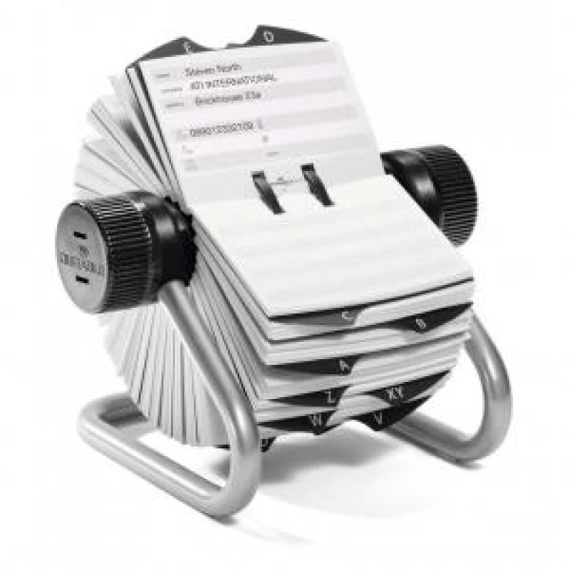 Image of Durable TELINDEX Rotary File Silver