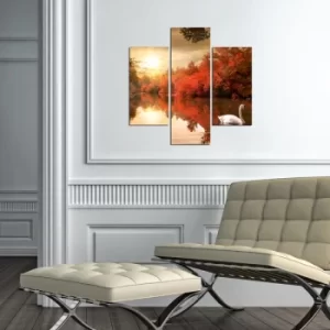 Image of 3MDF-068 Multicolor Decorative MDF Painting (3 Pieces)