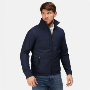 Image of TRA688 OCTAGON II SoftSHELL JACKET NAVY/SEAL GREY (3XL)