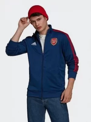 Image of adidas Arsenal 3-stripes Track Top, Blue, Size S, Men