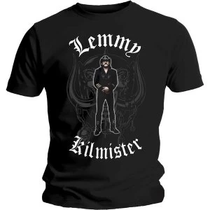 Image of Lemmy - Memorial Statue Unisex Medium T-Shirt - Black