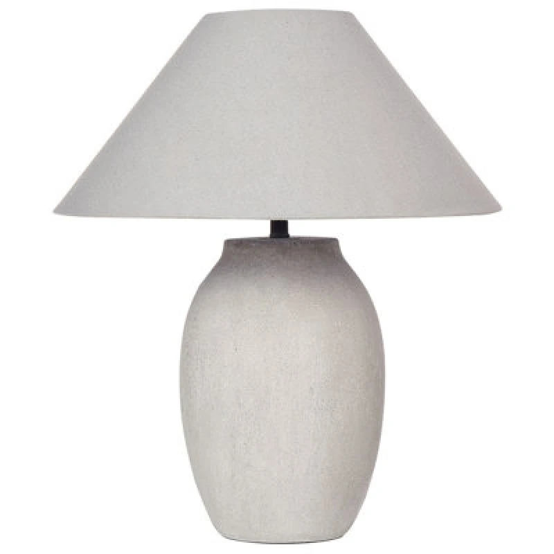 Image of Beliani Table Lamp Graliwdo Ceramic Light Grey