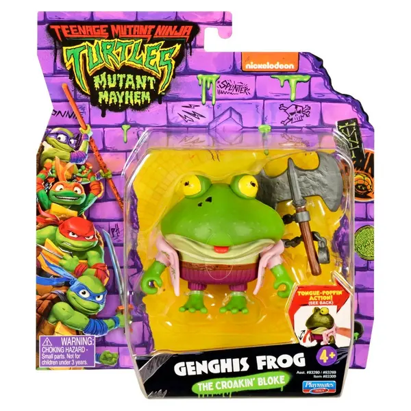 Image of Teenage Mutant Ninja Turtles Movie Basic Figures Mutant Gengis Frog