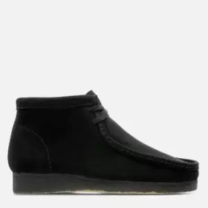 Image of Clarks Originals Wallabee Boot, Black Sde, size: 6, Male, Boots, 261555177