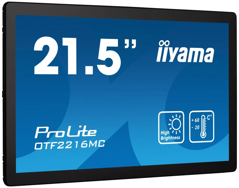 Image of iiyama iiyama OTF2216MC-B1 computer monitor 54.6cm (21.5") 1920 x 1080 pixels Full HD LCD Touch Screen Black OTF2216MC-B1