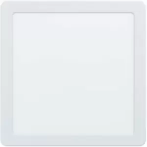 Image of Wall / Ceiling Flush Downlight 216mm White Square Spotlight 16.5W 4000K led