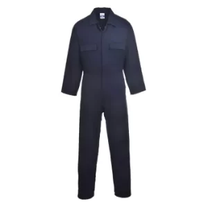 Image of Portwest S998 Euro Cotton Boilersuit Navy Blue Small 33"