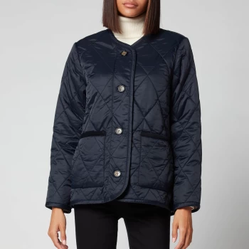 Image of Barbour Womens Roslin Quilted Jacket - Dk Navy - UK 12
