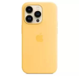 Image of Apple iPhone 14 Pro Silicone Case with MagSafe - Sunglow