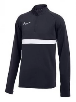 Image of Boys, Nike Junior Academy 21 Dry Drill Top, Navy/White, Size M