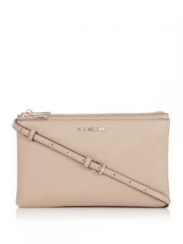 Image of Michael Kors Crossbodies double zip crossbody bag Dark Brown