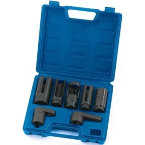 Image of Draper Lambda/Oxygen Sensor Socket Set, 3/8", 1/2" Sq. Dr. (7 Piece)