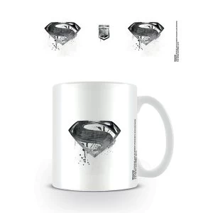 Image of Justice League Movie - Superman Logo Drip Mug