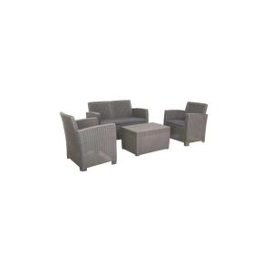 Image of Royalcraft Faro 4 Seater Conversation Set - Grey - Garden & Outdoor