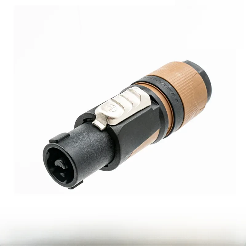 Image of Neutrik 2 pole speakOn cable connector, chuck type strain relief for cable diameters 6 to 12mm NED-017650 Audio Connector/End