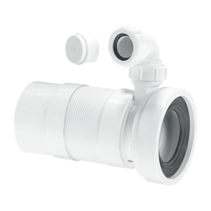 Image of Mcalpine Wc-F23Pv 97-107mm Inlet X 110mm Plain End Outlet Straight Flexible Wc Connector
