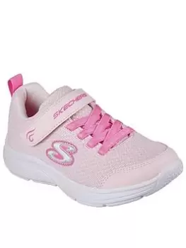 Image of Skechers Wavy Lites Trainer, Light Pink, Size 13 Younger