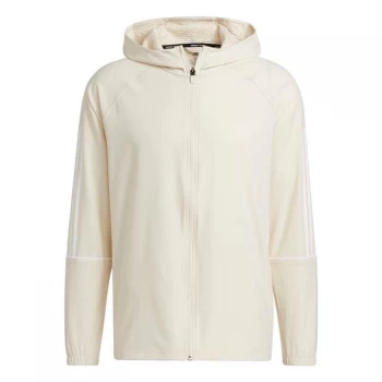 Image of adidas Player 3-Stripes Windbreaker Track Top Mens - Wonder White