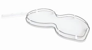 Image of Wickes Nuvola Unhanded Kitchen Twin Tray Corner Pull Out Shelving - 800mm