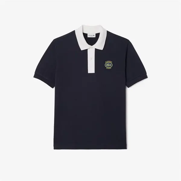 Image of Lacoste Heritage Polo Shirt - Blue XL