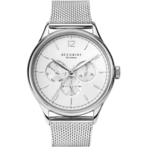 Image of Mens Accurist Mens Multi Function Mesh Bracelet Watch